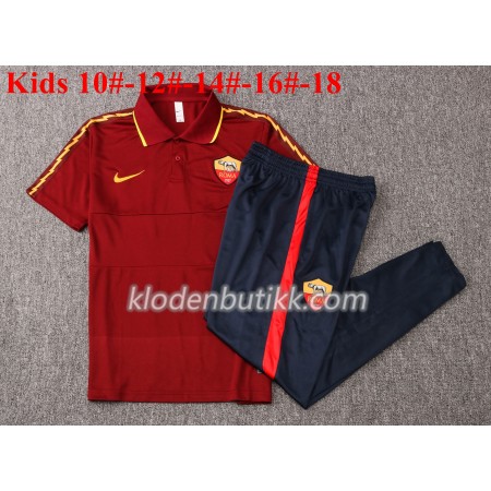 AS Roma 2020-2021 Barn Trenings Polo M002